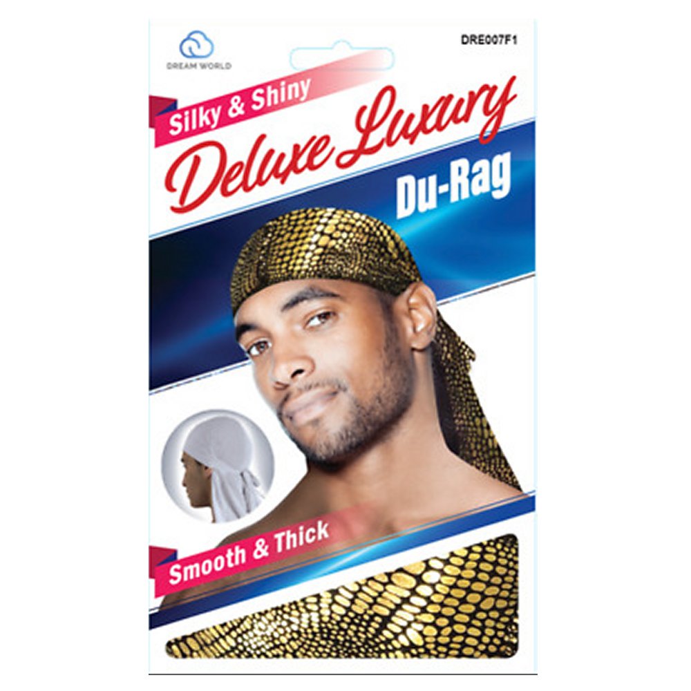 Dream World Durag, Silky & Shiny Deluxe Luxury Durag (DRE007F1)