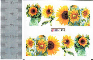 Nail Stickers - Sunflowers (BN-1935)