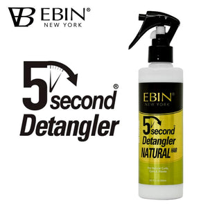 Ebin "5 Second" Natural Detangler, 8.5 oz