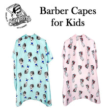 Suavecito Barber Cape for Kids - Suavecito Mascot (Blue or Pink)
