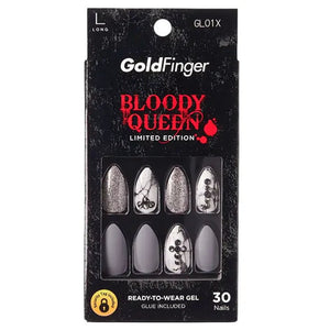 Gold Finger "Bloody Queen" Gravestone Full Nails