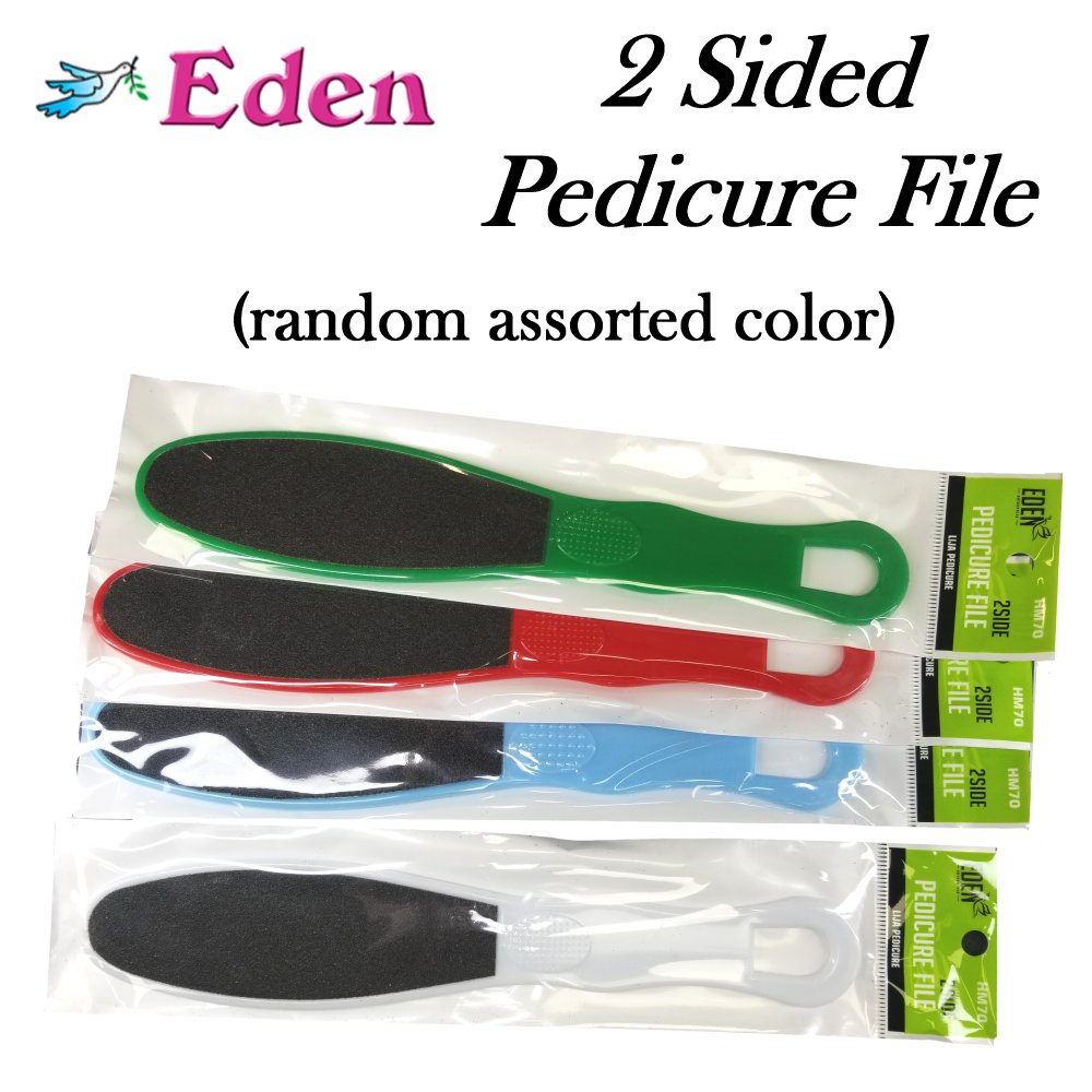 Eden 2 Sided Pedicure File, (random assorted color) – EP Beauty Supply