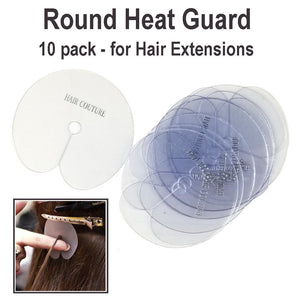 Round Heat Guard, 10 pack - for Hair Extensions