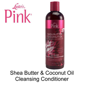 Luster's Pink Shea Butter & Coconut Oil Cleansing Conditioner, 12 oz