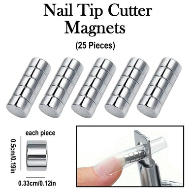 Nail Tip Cutter Magnets, 25 pieces