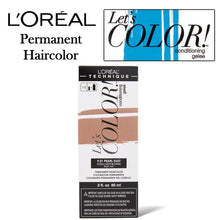 L'Oreal Let's Color! Permanent Haircolor, 2 oz