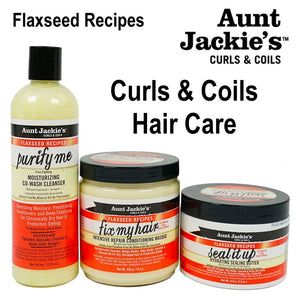 Aunt Jackie's "Flaxseed Recipes" Curls & Coils Hair Care