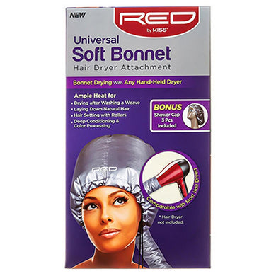 Red by Kiss Universal Soft Bonnet Hair Dryer Attachment