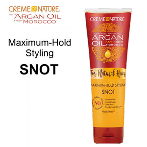 Creme of Nature with Argan Oil - Maximum Hold Styling Snot, 8.4 oz