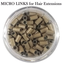 Hair Extension Micro Ring - Long with Silicon - 200 pieces (3.5mm x 6mm)