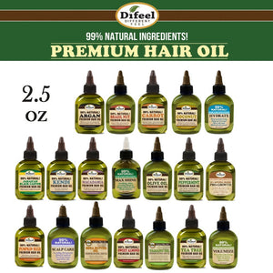 Difeel Hair Oil, Premium Hair Oil, 2.5 oz