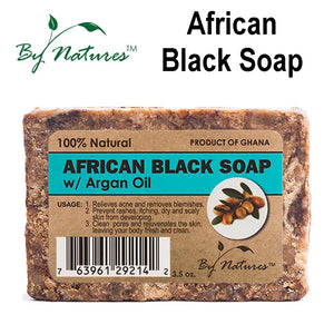 By Natures African Black Soap, 3.5 oz