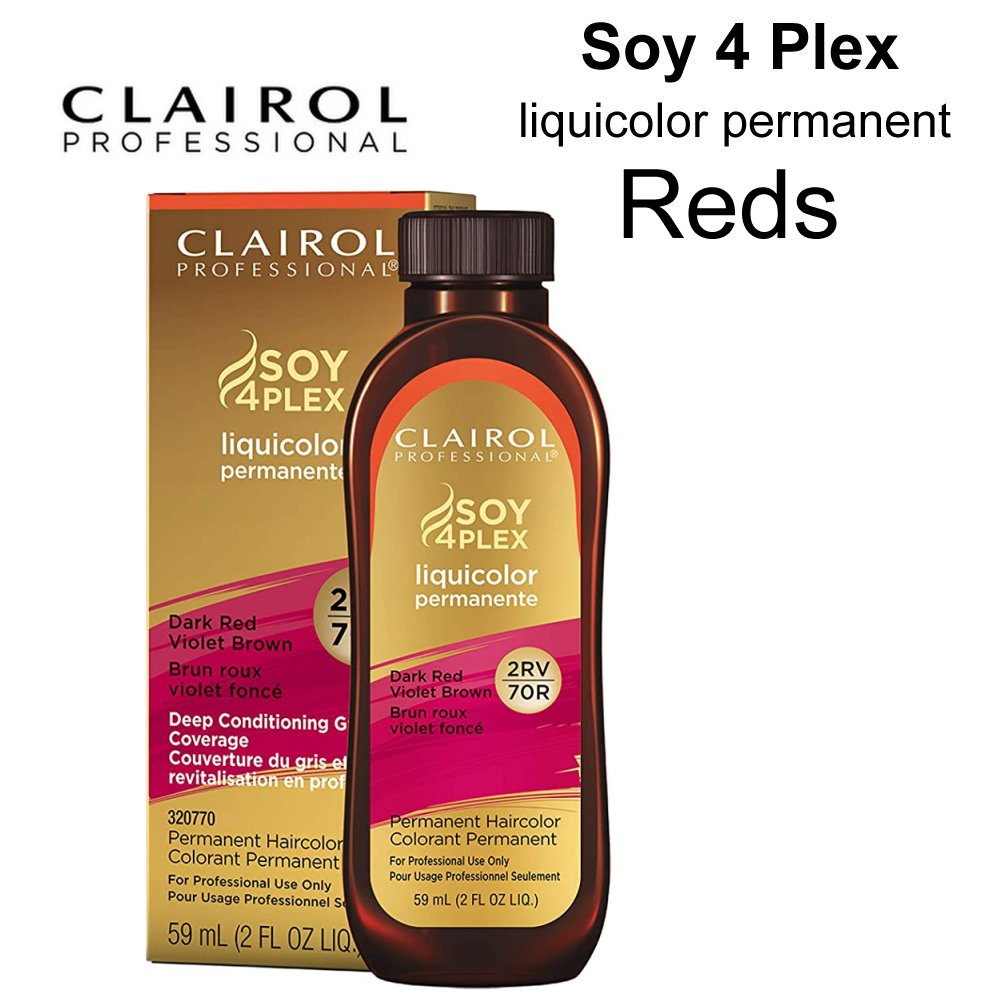 Clairol Soy 4 Plex liquicolor, Reds