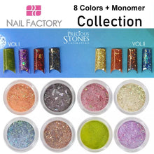 Nail Factory Acrylic Collection "Precious Stones Collection" (8 colors + monomer)