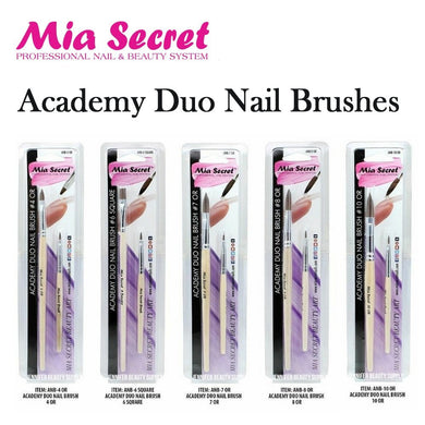Mia Secret Academy Duo Acrylic Brushes, various sizes