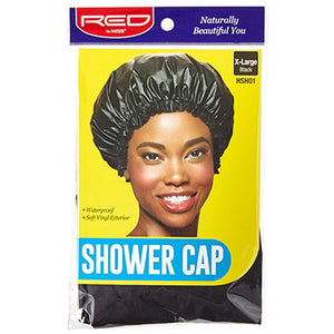 Red by Kiss Shower Cap Black X-Large