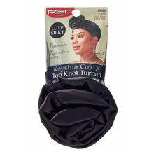 Red by Kiss "Luxe Silky" Top Knot Turban - Black (HQ55)