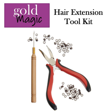 Gold Magic Hair Extension Tool Kit (GM-HETK)