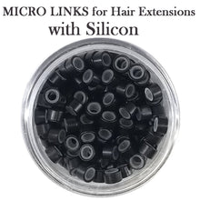 Hair Extension Micro Ring - Short with Silicon - 200 pieces (5mm x 3mm)