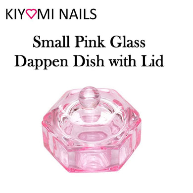 Kiyomi Pink Pink Glass Dappen Dish with Lid