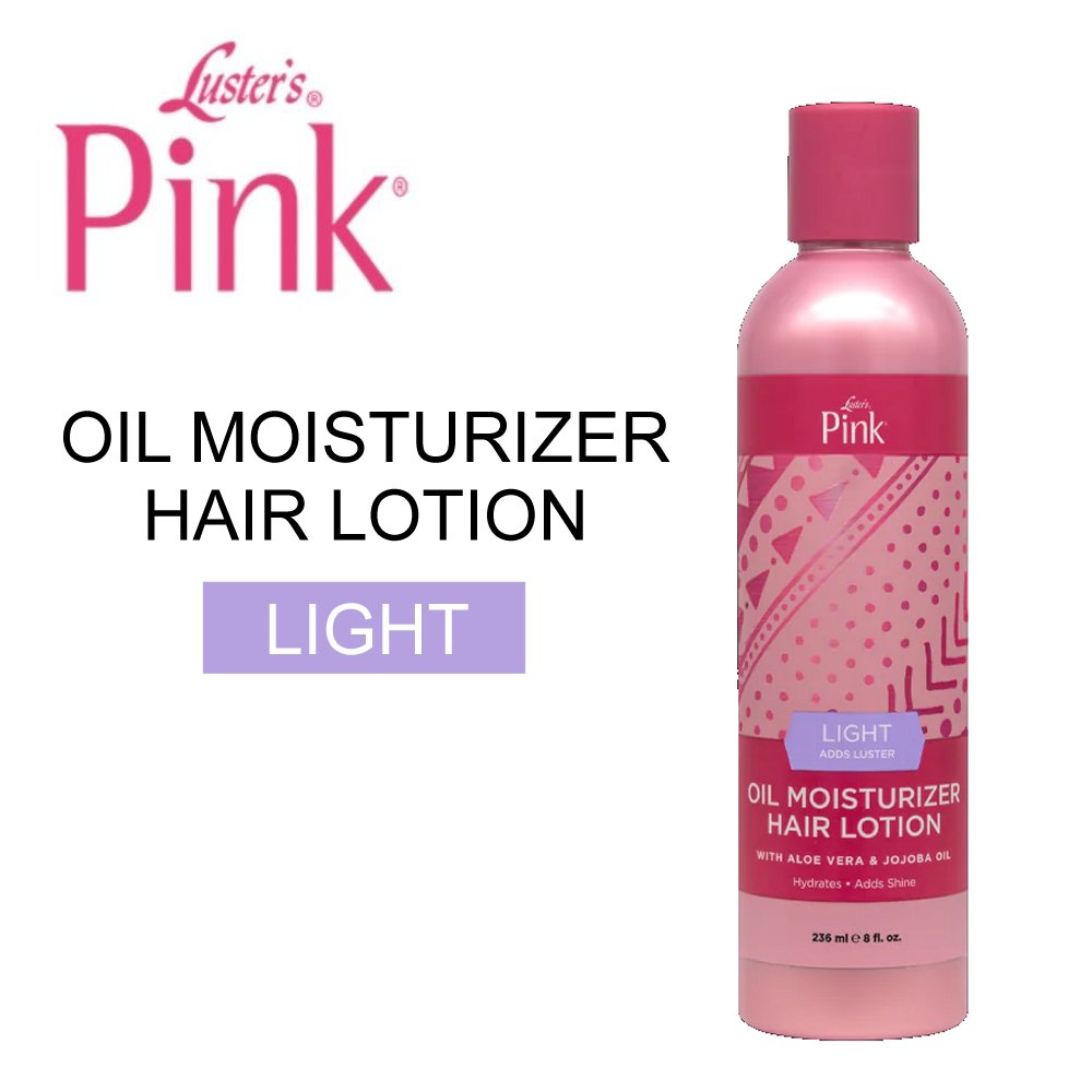 Luster's Pink Oil Moisturizer Light Hair Lotion, 12 oz