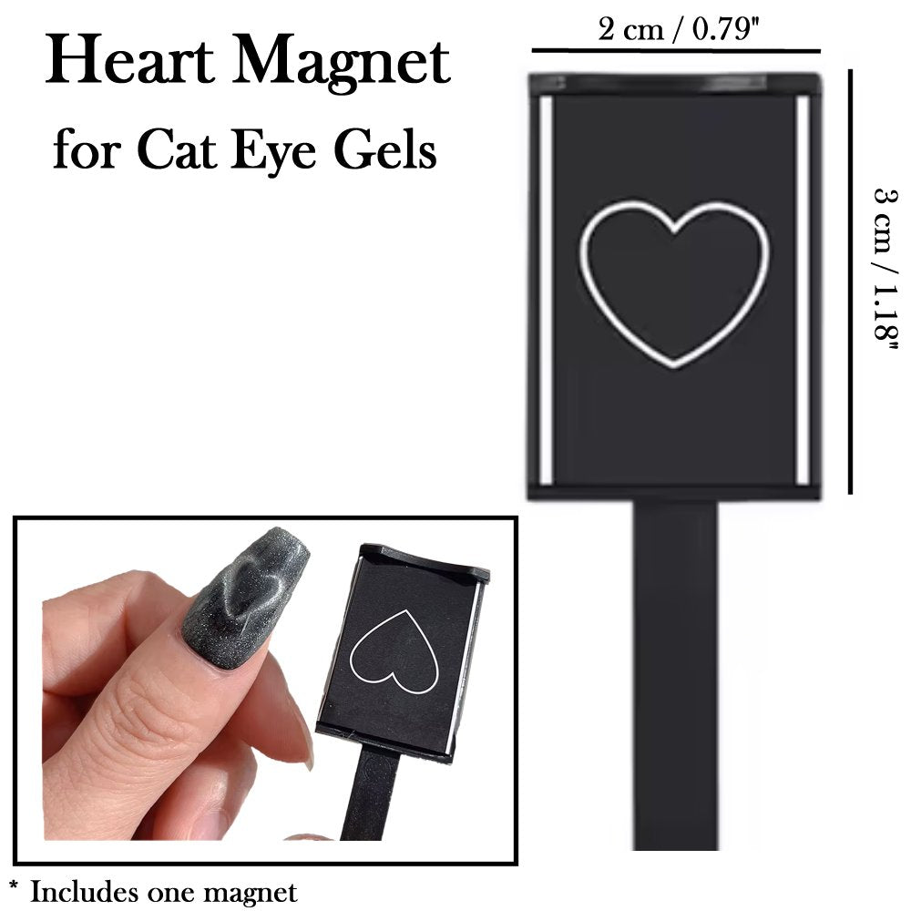 Cat Eye Heart Magnet