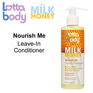 LottaBody Nourish Me Leave-In Conditioner, 8 oz