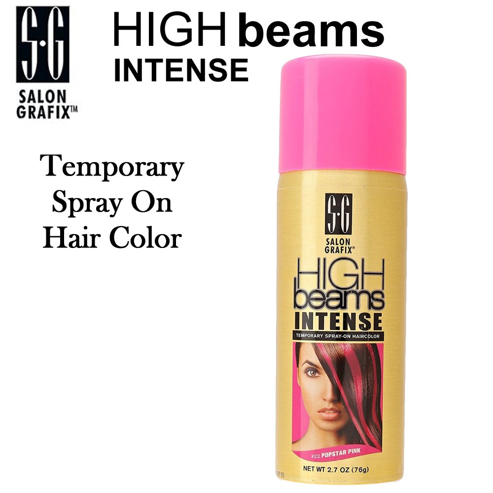 Salon Grafix High Beams Intense Temporary Spray On Hair Color, 2.7