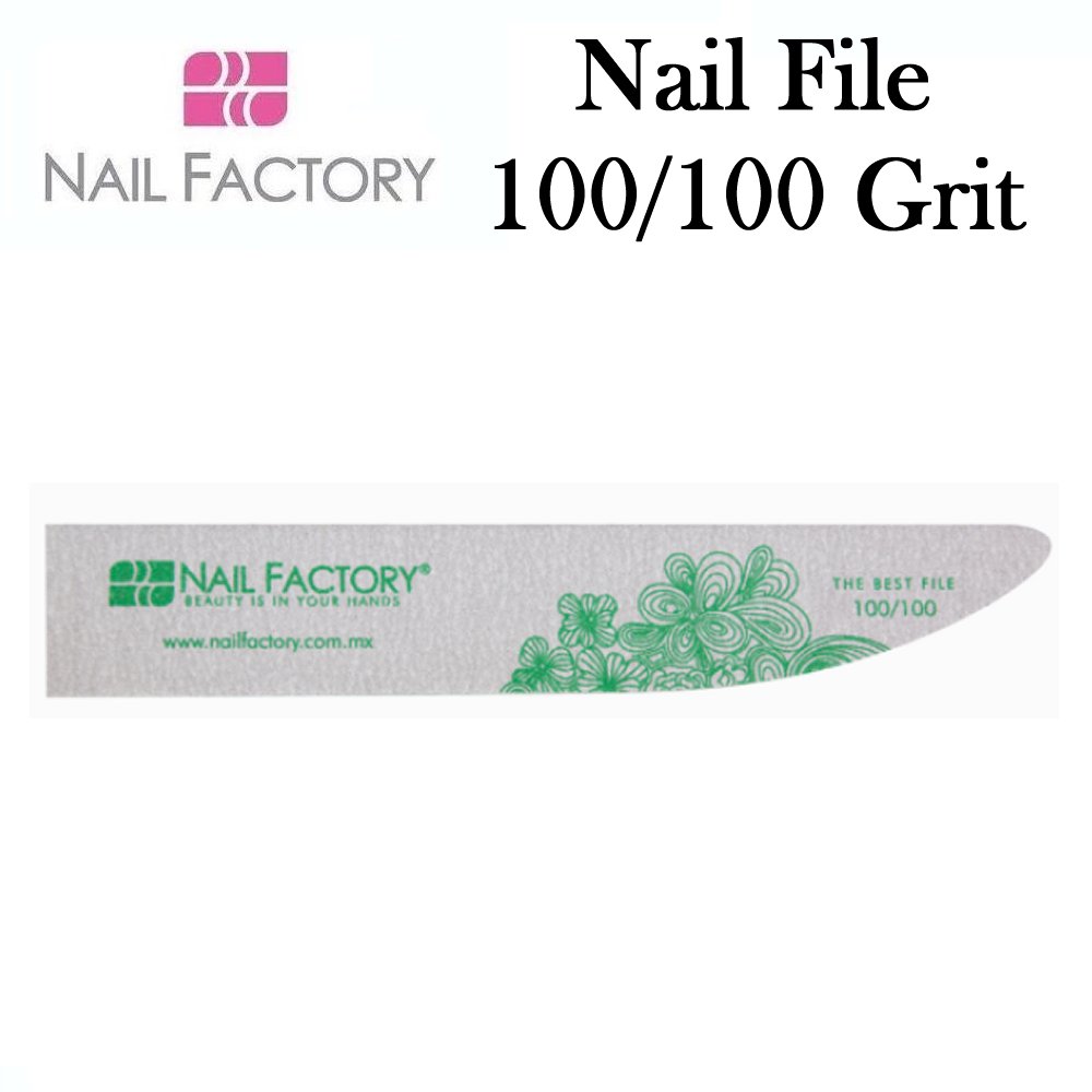 Nail Factory Nail Files - Green 100/100 Grit