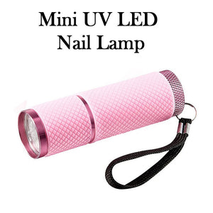 Mini UV/LED Lamp (Pink)