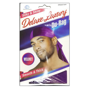 Dream World Durag, Silky & Shiny Deluxe Luxury Durag (DRE007VPP)