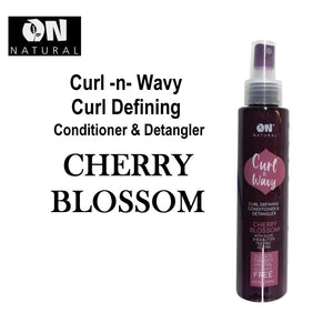 On Natural Curl -n- Wavy Curl Defining Conditioner & Detangler, CHERRY BLOSSOM, 4.5 oz