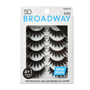 Broadway Eyelash, 5D Eyes Lash Multi Pack, 20+ Styles