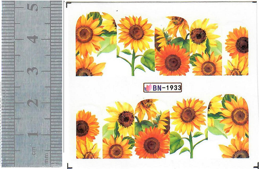 Nail Stickers - Sunflowers (BN-1933)