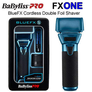 BaBylissPRO FXOne BlueFX Double Foil Shaver (FX79FSBL)