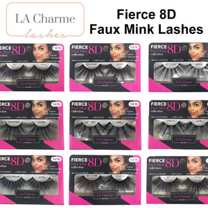 LA Charme Fierce 8D Faux Mink Lashes