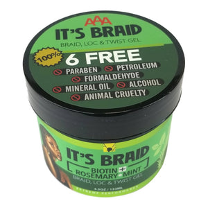 African Anti-Aging "It's Braid" Braid, Lock & Twist Get: Biotin+ Rosemary and Mint