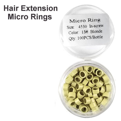 Hair Extension Micro Ring - No Silicon - 100 pieces
