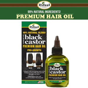 Difeel 99% Natural Blend Premium Hair Oil, 2.5 oz