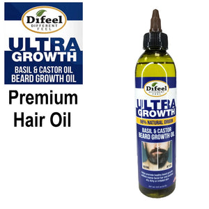 Difeel Hair Oil, Ultra Growth for Beards, 8 oz