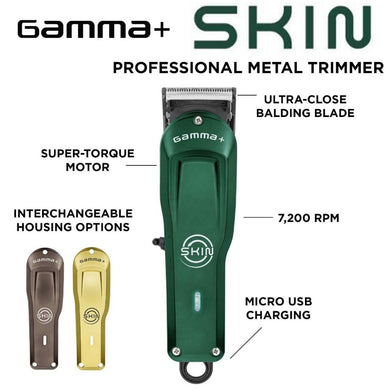 Gamma+ SKIN Professional Bulk Balking Clipper with Super-Torque Motor (GP603GR)