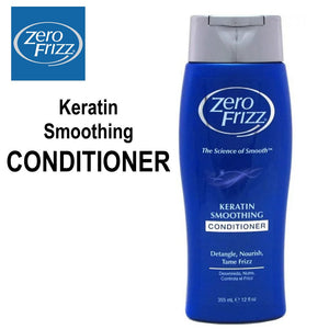 Zero Frizz Keratin Smoothing Conditioner, 12 oz