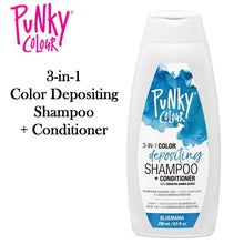 Punky Colour 3-in-1 Color Depositing Shampoo + Conditioner, Bluemania (67623)