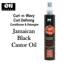 On Natural Curl -n- Wavy Curl Defining Conditioner & Detangler