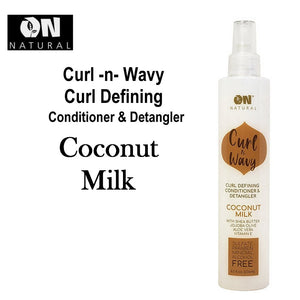 On Natural Curl -n- Wavy Curl Defining Conditioner & Detangler