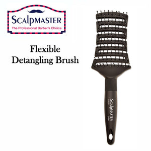 ScalpMaster Brush, Flexible Detangling Brush (SC9307)