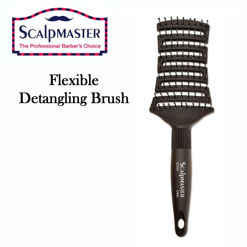 ScalpMaster Brush, Flexible Detangling Brush (SC9307)