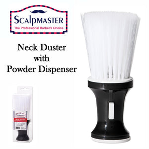 ScalpMaster Neck Duster with Powder Dispenser, White Nylon (ND-7)