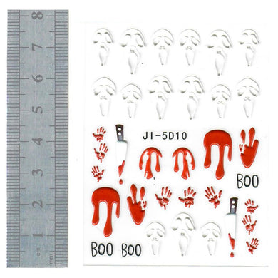 Nail Stickers - Halloween 36 (JI-5D10)