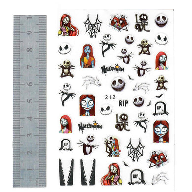 Nail Stickers - Halloween 38 (Nail Sticker 212)